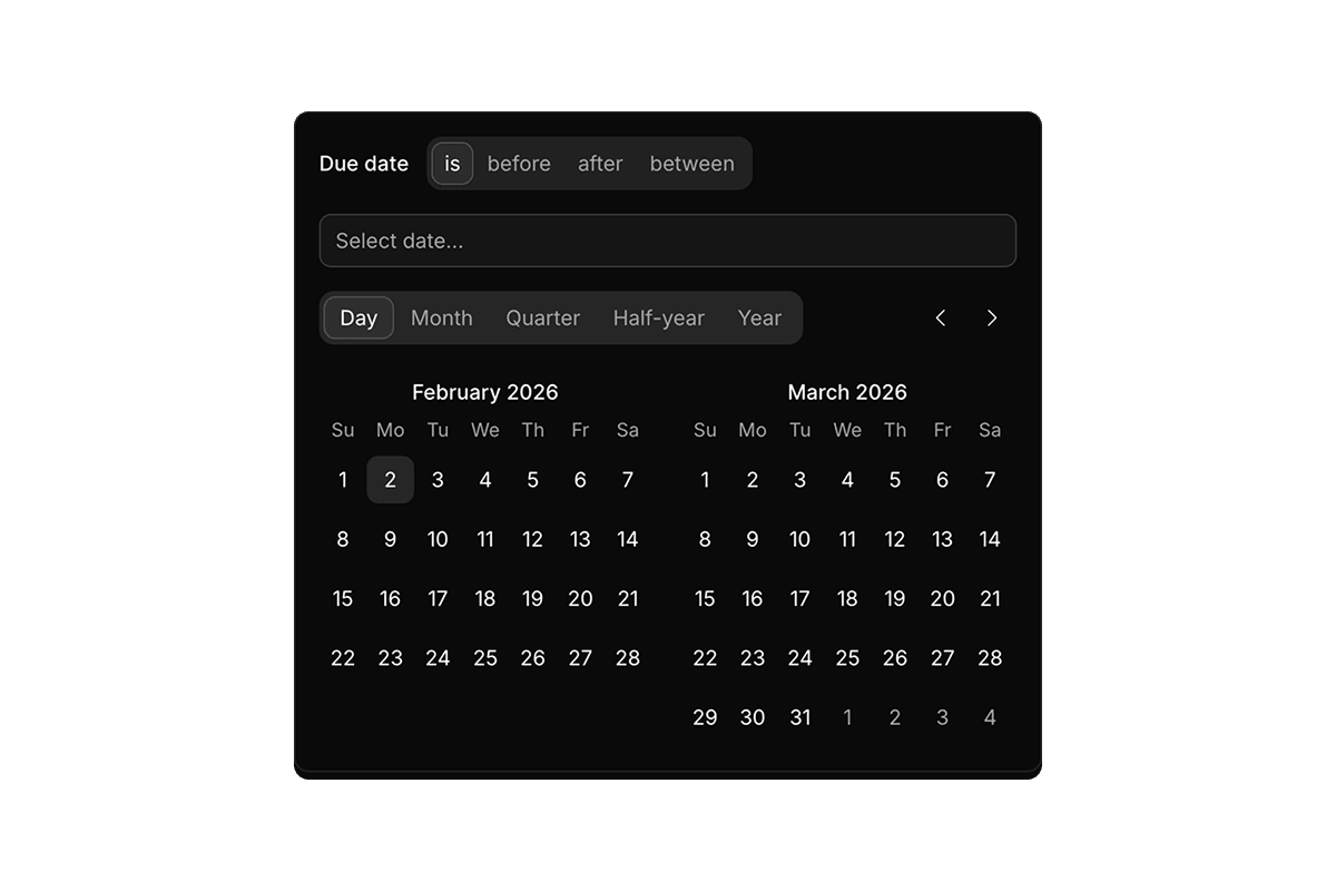 date-selector