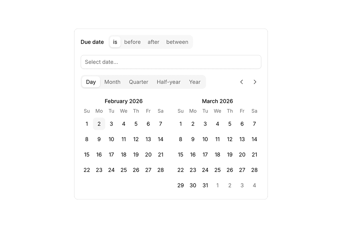date-selector