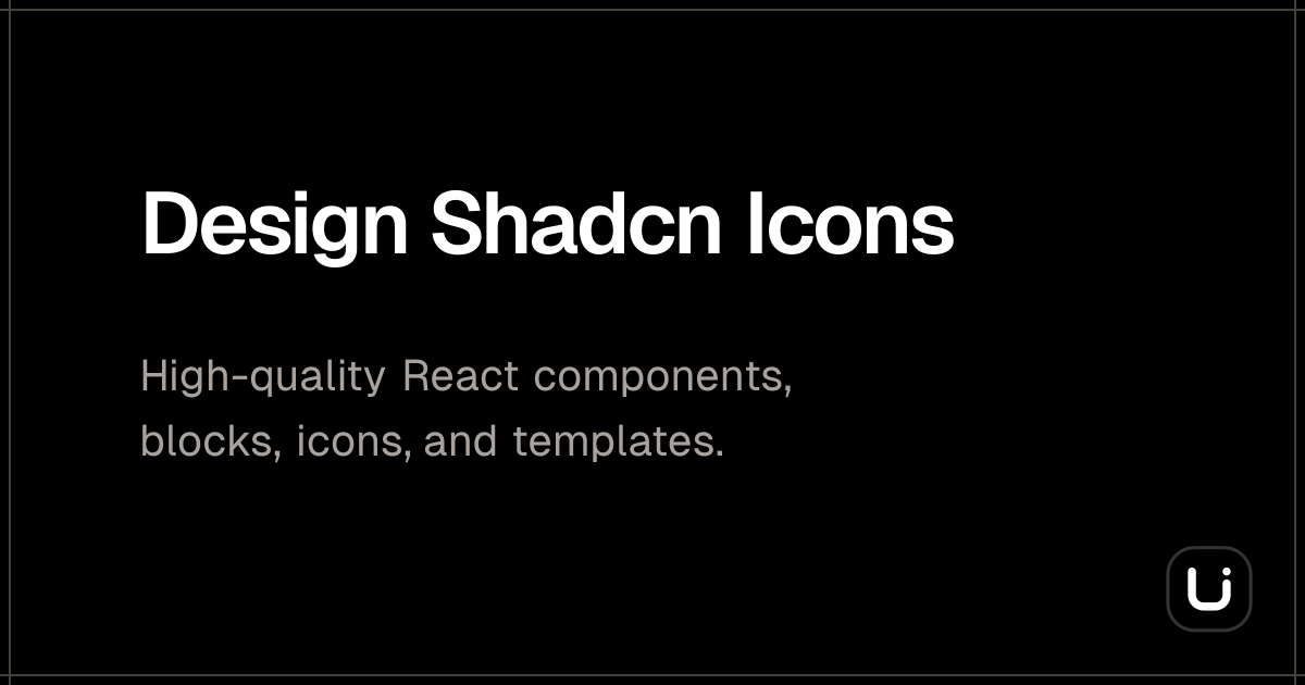 Design Shadcn Icons - ReUI