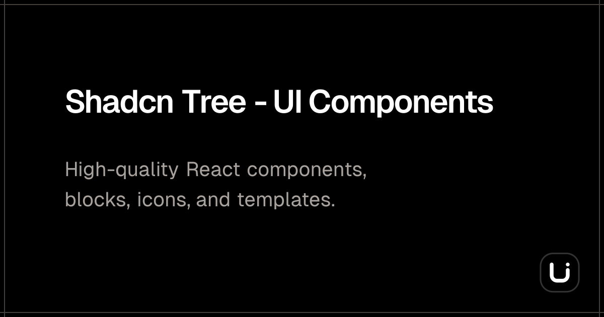 Shadcn Tree - UI Components - ReUI