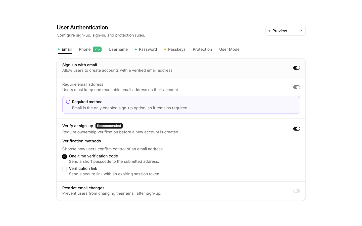 Form blocks preview