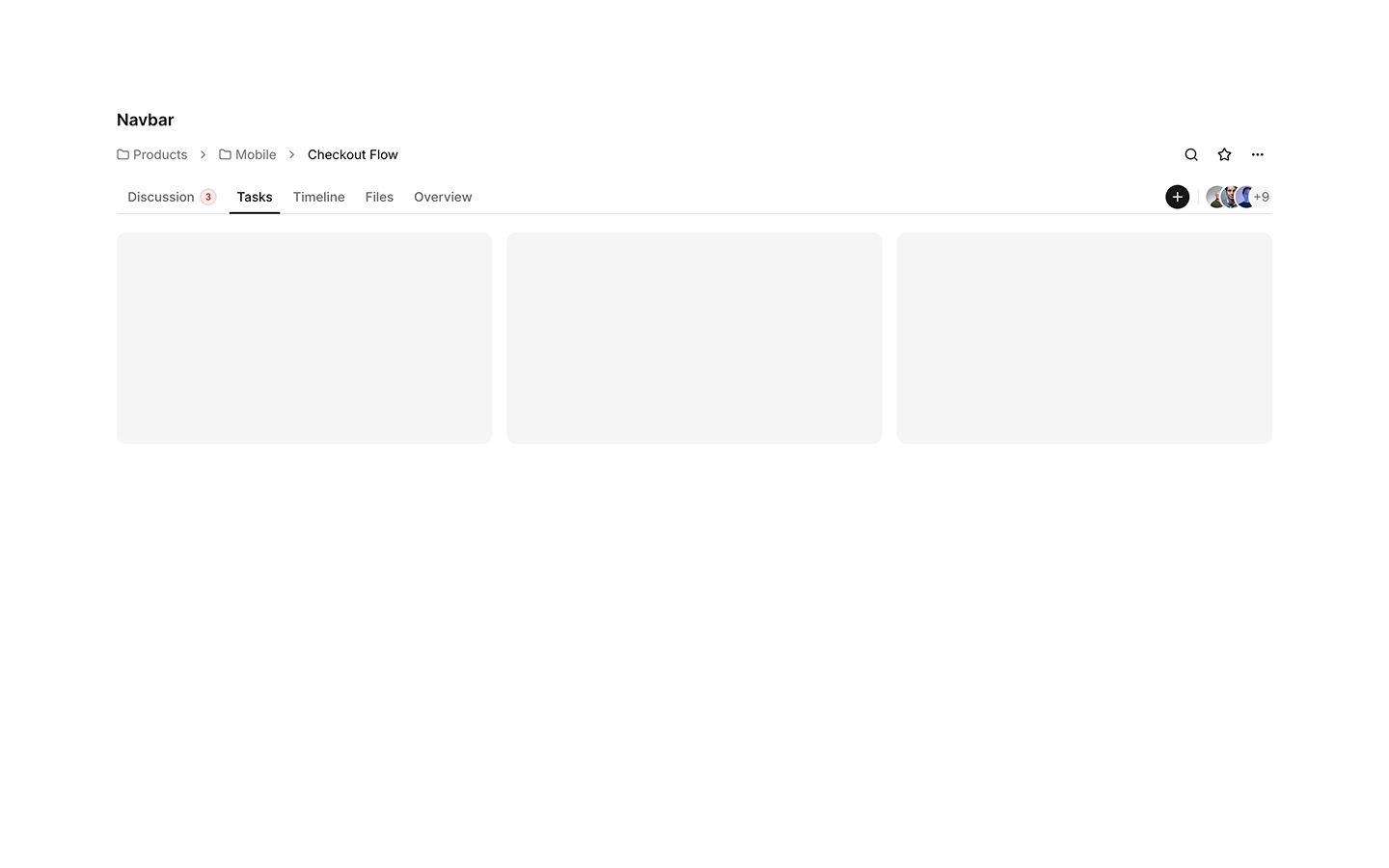 Navbar blocks preview