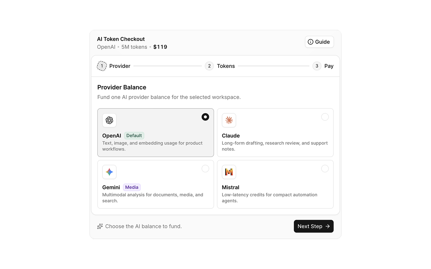 Checkout blocks preview