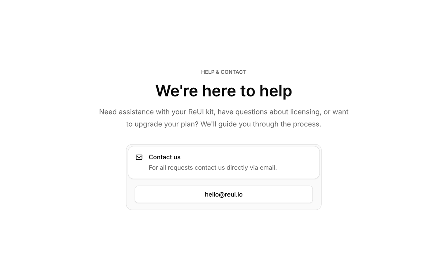 Contact blocks preview