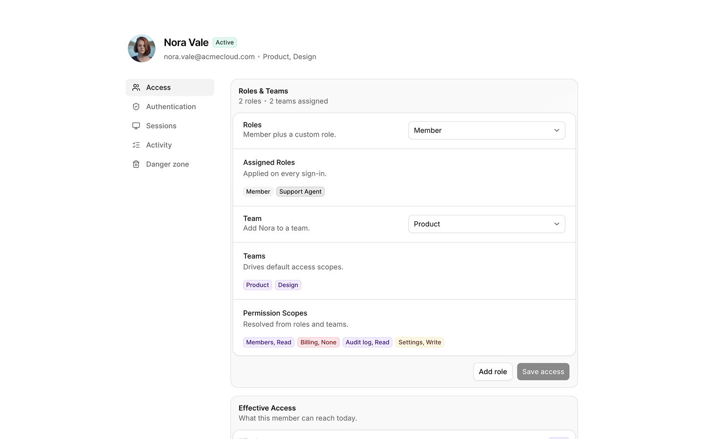 Users blocks preview